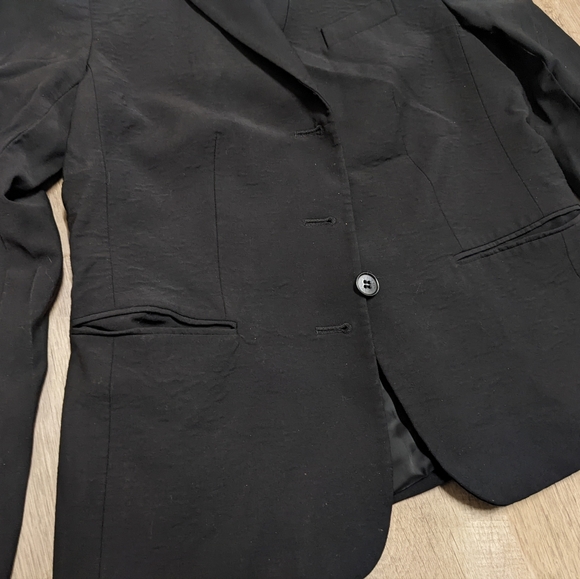 Talbots Black Wool Blend Blazer Jacket - Picture 8 of 14